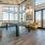 Large game room with billiards and shuffle board