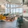 Spacious well lit lounge with large open area and ample seating
